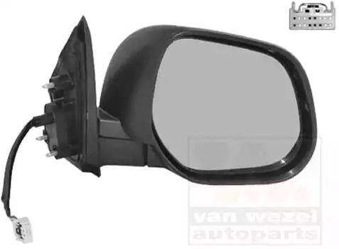 Espelho de retrovisão direito VAN Wezel 0990818 preço, a partir de 238,10 USD